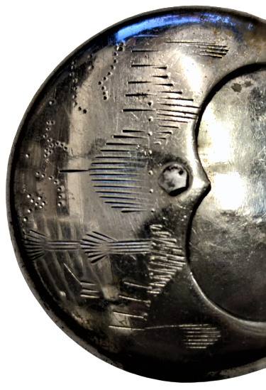 OSMANLI HACI YAGI ESANS KOKU KUTUSU ÜZERİNDE TEK MİNARELİ KELEM İŞİ CAMİ RESİMLİ