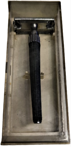 1980 ONDÜLA ETNA YERLİ TÜRK MALI JİLETLİ MEKANİK TRAŞ MAKİNESİ  ORJİNAL KUTUSUNDA