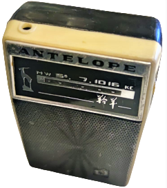 ANTELOPE POCKET RADİO PİLLİ TEK DALGA CEP RADYO