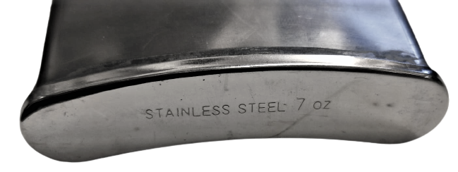 CEPDE TAŞINABİLİR MATARA KROM CELİK NİKEL KAPLAMA STAINLESS STEEL 8 OZ ÇELİK  CEP MATARASI