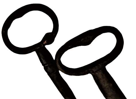 OSMANLI SICAK EL DÖVME KONAK KAPISI ANAHTARI