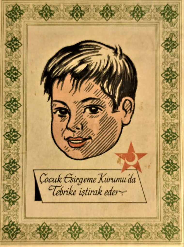 TÜRKİYE ÇOCUK ESİRGEME KURUMUNA MAHSUS TEBRİK TELGRAF