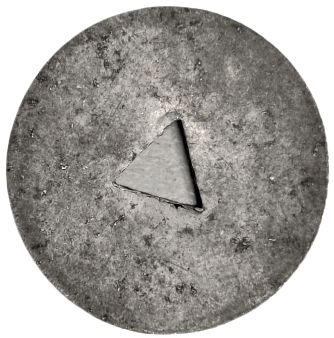 OSMANLI ALİ RIZA BEYZADE MEHMED SEZAİ  YAZILI JETON ZEYTİN TOPLAYAN İŞÇİLERE VERİLEN JETON 