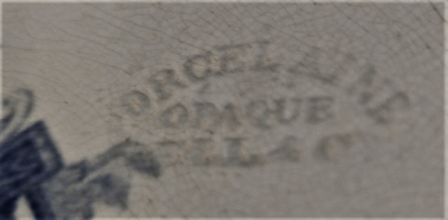 1800 OSMANLI PAZARINA YAPILMIŞ ÜZERİ RESİMLİ PORSELEN DAMASCUS STYLE  TABAK MAVİ BEYAZ RENKLERDE