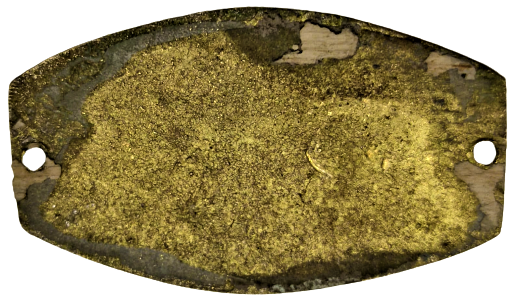 1950 PİRİNC ESKİ KAPI NUMARASI 29 NUMARA CERCEVELİ OVALİMSİ FORMDA 