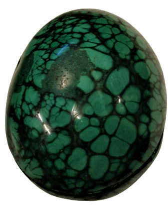 1955 AMERİKAN MALAKİT TAŞI İKİ PARCA  PASKALYA YUMURTASU İCERSİNDE HEDİYE SUNUMU İCİN ÖZEL BÖLME