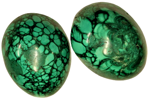 1955 AMERİKAN MALAKİT TAŞI İKİ PARCA  PASKALYA YUMURTASU İCERSİNDE HEDİYE SUNUMU İCİN ÖZEL BÖLME