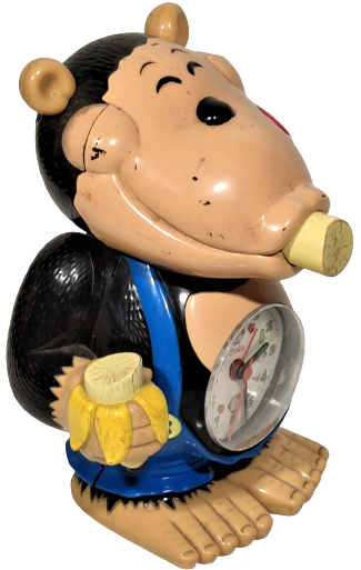  1970 MUZ YİYEN SARKILAR SÖYLEYEN KONUŞAN HAREKETLİ GÖRİL SAAT PİLLİ SESLİ