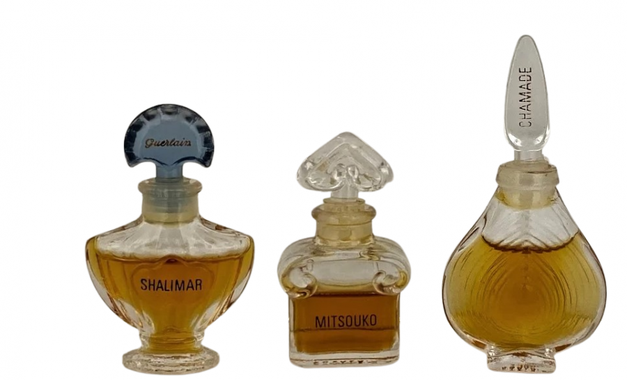 SHALIMAR MITSOUKO CHAMADE GUERAİN PARIS MİNYATUR PARFUM ORJİNAL KUTUSUNDA NADİRDİR.