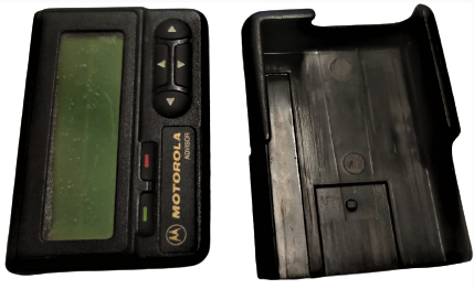 MOTOROLA  ADVİSOR CAGRI CİHAZI İKİ ADET  İNCE KALEM PİL İLE CALIŞIR