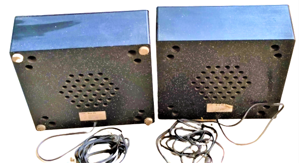 ITT BOX 85 4 OHM  5 WATT MİNİMUM MAKSUMUM 7 WATT MUSİC SPRACHE CİFT KUTU KOLON MÜZİK SETİ HOPORLOR 1970 MODEL