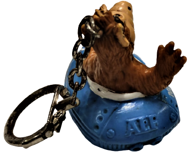 1988 ALF NULL PROBLEMO SERT KAUCUK ANAHTARLIK MAVİ ŞİŞME BOT TEKNE KULLANIRKEN