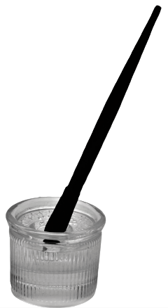 1920 SOENNECKEN DİVİT UCU REKLAMLI HOKKA CAM KAPAKLI SİLİNDİR FORMDA BİLLUR CAMDAN MÜREKKEP HOKKASI VE AHŞAP METAL UCLU DİVİT