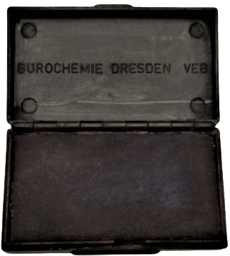 1920 BAROCK  BUROCHEMME DRESDEN VEB BAKALİT MÜREKKEP ISTAMPA GERMANY