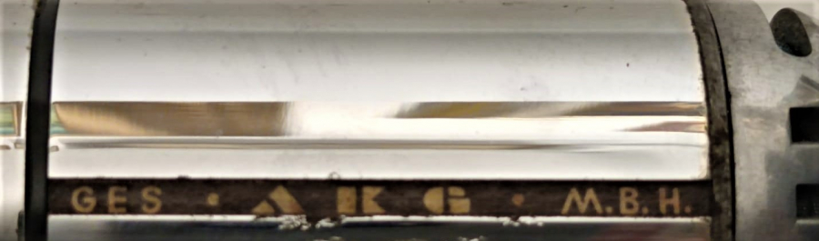 1947 ANTİQUES A K G SİEMENS MİKROFON KROM GÖVDE GERMANY