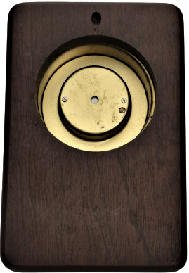 1970 BARIGO TERMOMETRE BAROMETRE  AHŞAP  KAİDELİ YUVARLAK KADRAN CAM KORUMA AYARLANABİLİR İBRELİ DERECE  GERMANY