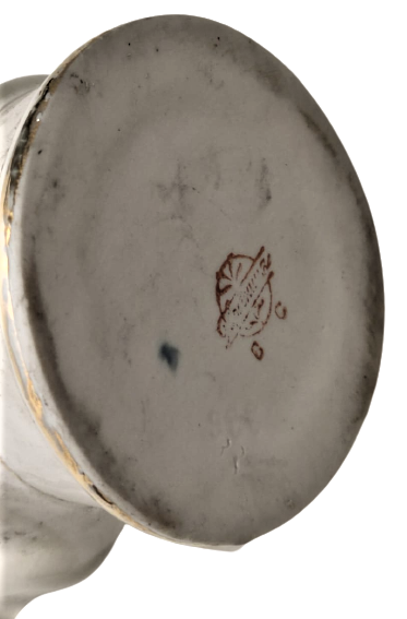 1970 RUS SSCB CCCP PORSELEN HOROZ ŞEKLİNDE TASARLANMIŞ ŞİŞE ÜZERİ EL BOYAMA 