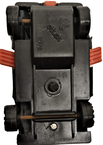 1970 TÜRK MALI YERLİ ÜRETİM GÜLEN TOYS SÜPER KARA ŞİMŞEK SİYAH PLASTİK YARIŞ ARABASI OYUNCAK AMBALAJINDA