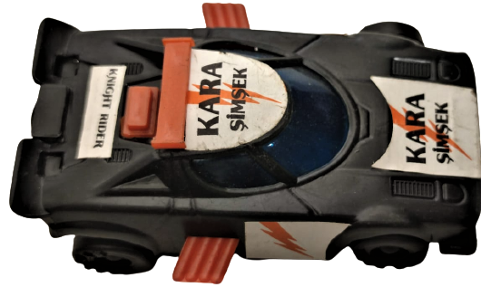 1970 TÜRK MALI YERLİ ÜRETİM GÜLEN TOYS SÜPER KARA ŞİMŞEK SİYAH PLASTİK YARIŞ ARABASI OYUNCAK AMBALAJINDA