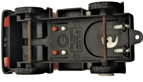 1970 YERLİ TÜRK MALI OYUNCAK VOLVO KAMYON TRAFİK KURTARICI GÜREL MARKA AMBALAJINDA