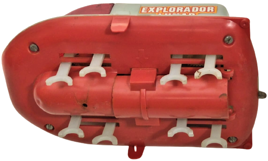 1970 USSR E.L.8 EXPLORADOR LUNAR UZAY YER  ARACI ALTINDA BULUNAN AYAKLARIYLA HER TÜRLÜ ZEMİNDE HAREKET EDEN PİLLİ OYUNCAK