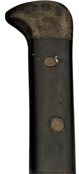 OSMANLI RUM İŞİ SICAK EL DÖVME CELİKDEN KARTAL PİRİNC SAPLI İŞLEMELİ KINLI KUŞAK SALDIRMA KAMA  