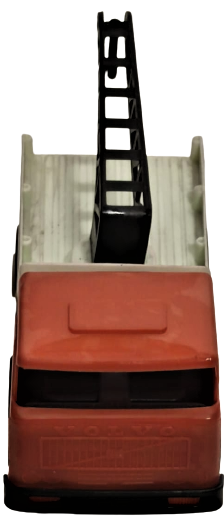 1970 YERLİ TÜRK MALI OYUNCAK VOLVO KAMYON TRAFİK KURTARICI GÜREL MARKA AMBALAJINDA