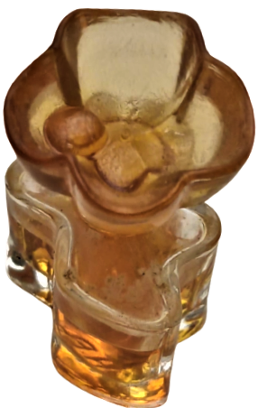 OSCAR DE LA MİNİ PARFUM FRANSIZ  GÜL KAPAKLI MİNYATUR CAM ŞİŞE 4 ML 