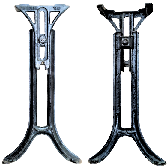 ANTIQUE USA CHANDLER THE BOSTON CAST IRON DESK LEGS ADJUSTABLE HEIGHT CİFT DÖKÜM MASA AYAKLARI AYARLANABİLİR YÜKSEKLİK