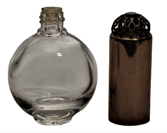 FARKLI FORMDA KAPAGIN ÜZERİNDE MAVİ KUARZ KESİM TEK TAŞ BULUNMAKTA  90 ML KAPAKLI MİNYATÜR  PARFUM ŞİŞESİ