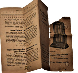 1800 DOPPEL FABSTAB HAEMOMETER ERKA ORİGİNAL MODEL GEEİCHT NACH DEN VORSCHRİFTEN DER DEUTSCHEN GESELLSCHAFT FÜR İNNERE MEDİZİN