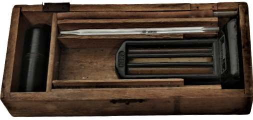 1800 DOPPEL FABSTAB HAEMOMETER ERKA ORİGİNAL MODEL GEEİCHT NACH DEN VORSCHRİFTEN DER DEUTSCHEN GESELLSCHAFT FÜR İNNERE MEDİZİN