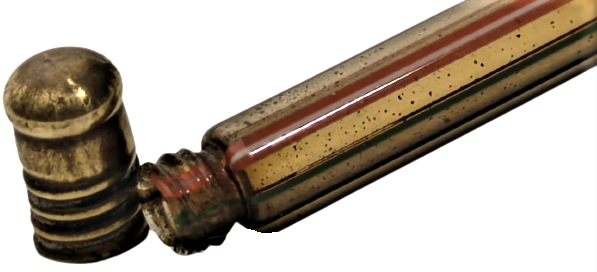 1800 OSMANLI BEYKOZ ÜFLEME CAM ÜZERİ EL İŞCİLİKLİ KAPAGI PİRİC CAM KOKULUK GÜL YAGI ŞİŞESİ