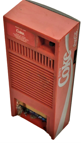 VINTAGE 1989 COKE VENDING MACHINE AM/FM RADIO COCA COLA BATARİ RADIO