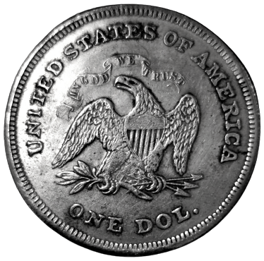 1872 UNİTED STATES OF AMERICA  SİLVER ONE DOL. GÜMÜŞ 1 AMERİKAN DOLARI ( replikadır )
