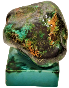 ECZACIBAŞI SERAMİK DOGAL RENLERLE TASARLANMIŞ  JASPER DENİZ TAŞI ARCELİK REKLAMLI MASA ÜZERİ BİBLO