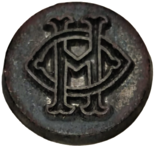 1950 VİNTAGE PER-MET LINEN MARKING OUTFIT ISTANPA MUREKKEP MUHUR ORJINAL KUTUSUNDA 