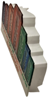 KUTU COCA COLA REKLAMI TANITIMI İCİN  YAPILMIŞ FIBERGLAS FARKLI 7 ADET RENKLİ KUTU KOLALAR