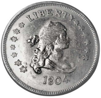 thumb LİBERTY 1804 UNİTED STATES OF AMERICA SİLVER ONE DOLLAR GÜMÜŞ 1 AMERİKAN DOLARI ( replikadır )