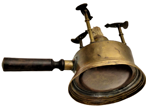 CHRISTOS JEAN HOSHOSSIS BOSPHOR  ( ARNADOT-KEUY ) OSMANLI PAZARI İÇİN YAPILMIŞ  SAPLI PİRİNC İSPIRTO KAHVE OCAGI 