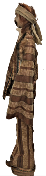 1960 KİTRE ERKEK OSMANLI KONAR GÖCERLER ERKEK YÖRÜK EFE KIYAFETLİ TÜM DETAYLAR İNCE İNCE DÜŞÜNÜLMÜŞ YAPILMIŞ SANATCI İŞİ NİMET DEMİRBAĞ SANLIMAN  KİTRE BEBEK