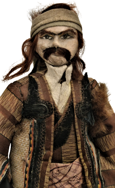 1960 KİTRE ERKEK OSMANLI KONAR GÖCERLER ERKEK YÖRÜK EFE KIYAFETLİ TÜM DETAYLAR İNCE İNCE DÜŞÜNÜLMÜŞ YAPILMIŞ SANATCI İŞİ NİMET DEMİRBAĞ SANLIMAN  KİTRE BEBEK