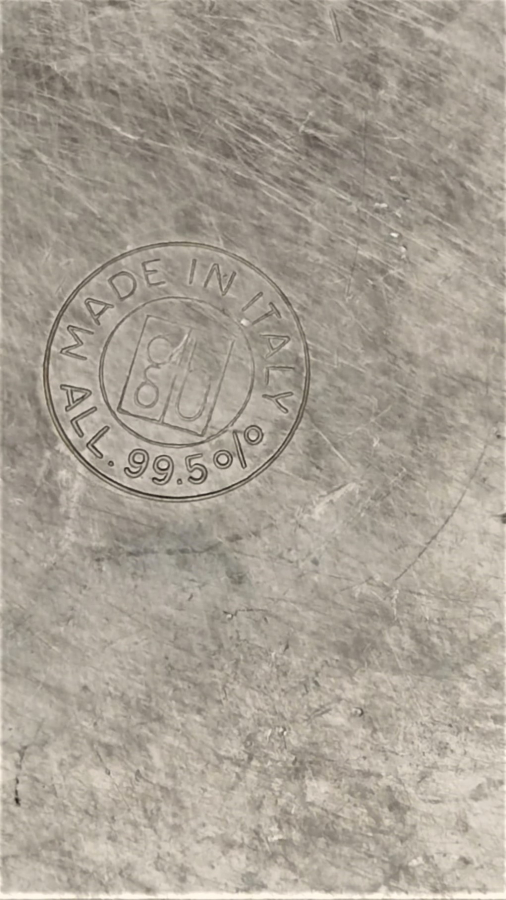 1980 ESPRESSO ALL 99,5 KLASİK KAHVE MAKİNESİ MADEIN İTALİA  METAL CİFT RENK OCAK ÜZERİ 