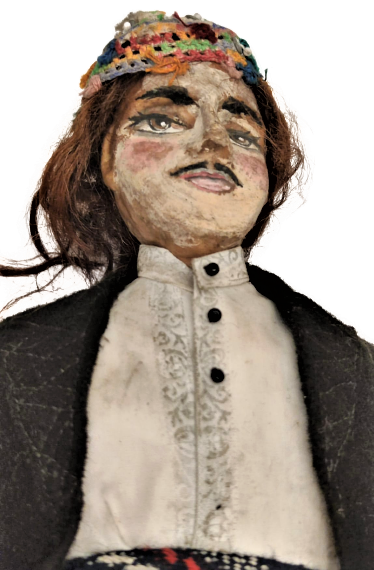 1960 KİTRE ERKEK OSMANLI  ERKEK LAZ YÖRESEL KIYAFETLİ TÜM DETAYLAR İNCE İNCE DÜŞÜNÜLMÜŞ YAPILMIŞ SANATCI İŞİ NİMET DEMİRBAĞ SANLIMAN  KİTRE BEBEK