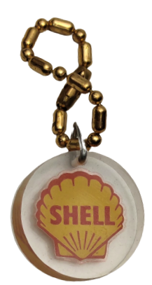 SHELL ŞEFFAF KARBON ORJİNAL ARMALI ALTIN KAPLAMA ZİNCİRLİ KUTUSUNDA  KENDİ ORJİNAL ANAHTARLIK