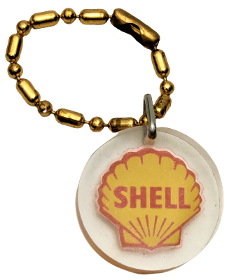 SHELL ŞEFFAF KARBON ORJİNAL ARMALI ALTIN KAPLAMA ZİNCİRLİ KUTUSUNDA  KENDİ ORJİNAL ANAHTARLIK