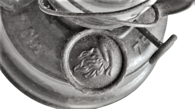 FEUERHAND ATOM 75 JENNER GLAS OİL LAMP GERMANY 1930  İKİNCİ DUNYA SAVAŞI ALMAN ORDUSUNUN KULLANDIGI CAMINA KADAR ORJİNAL FENER