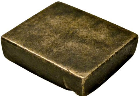 1940 PİRİNCDEN ELDE YAPILMIŞ USTA İŞİ ÜZERİNDE CİCEK DALLARI DESENLERİ ŞEKİLLERİ BULUNAN DÖRT KÖŞELİ KUYUMCU ALTIN İŞLEME ŞEKİLLENDİRME KALIBI