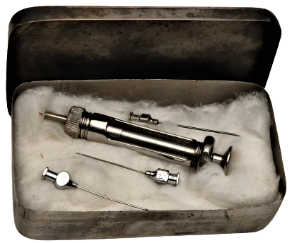 1900 ORIGINAL RECORD  METAL KUTUSUNDA CAM ENJEKTOR MADEIN GERMANY 