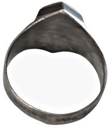 OSMANLI NADİR GÜMÜŞ TAMAMI EL İŞCİLİK YAPIMI  ÜC KATLI  COK FARKLI BİR USTALIK CALIŞMASI ALTI KÖŞELİ  YÜZÜK